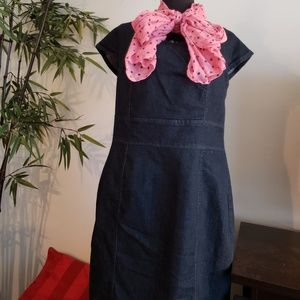 Lane Bryant knee-length jean dress